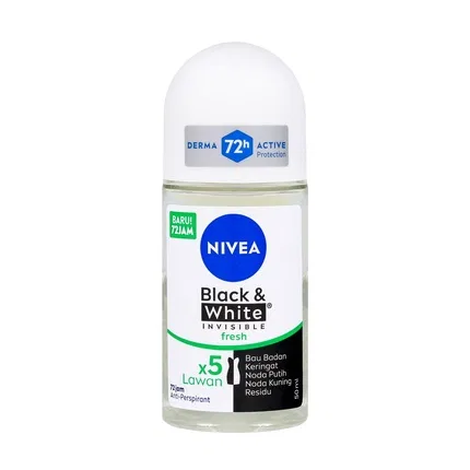 Дезодорант-ролик 50 мл Black & White Fresh Nivea, Black & White Fresh