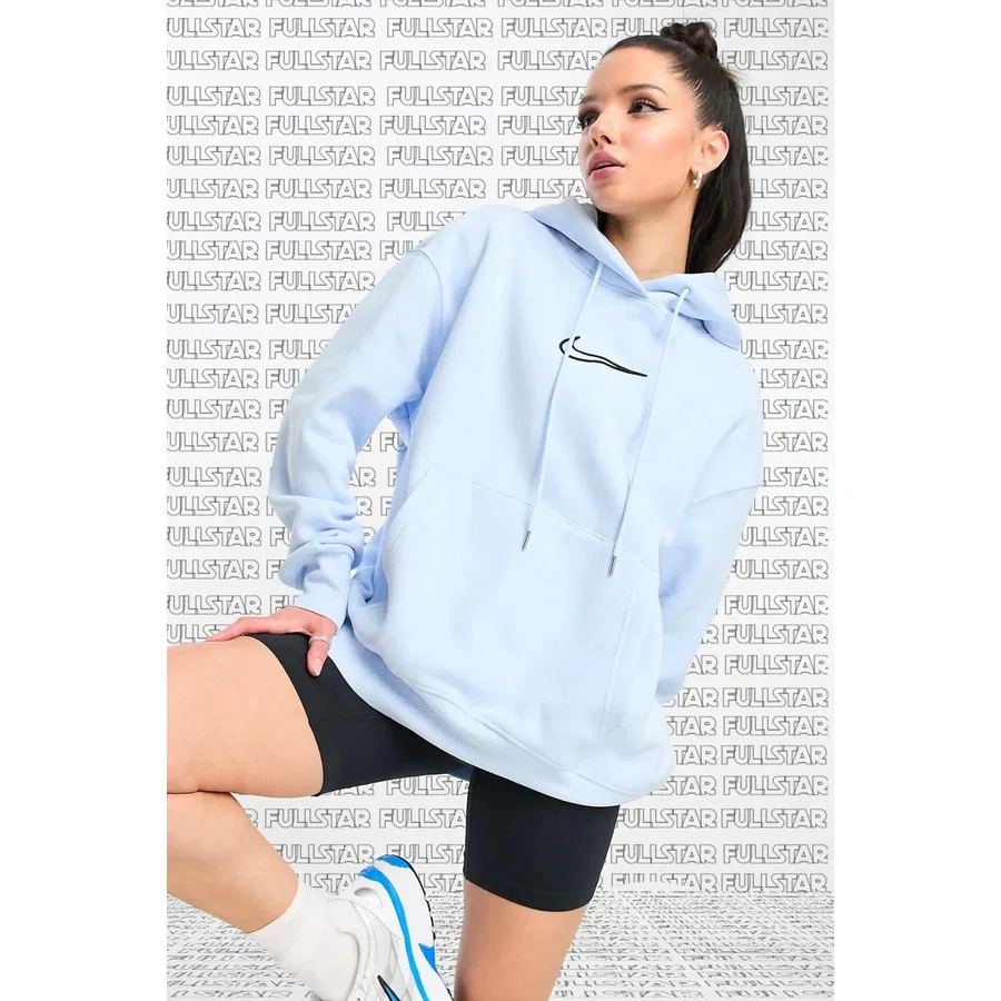 Свитшот с капюшоном Swoosh Phoenix Loose Fit Nike, Синий