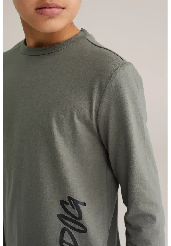 Пижамный комплект с принтом Salty dog We Fashion, Greyish Green, зеленый