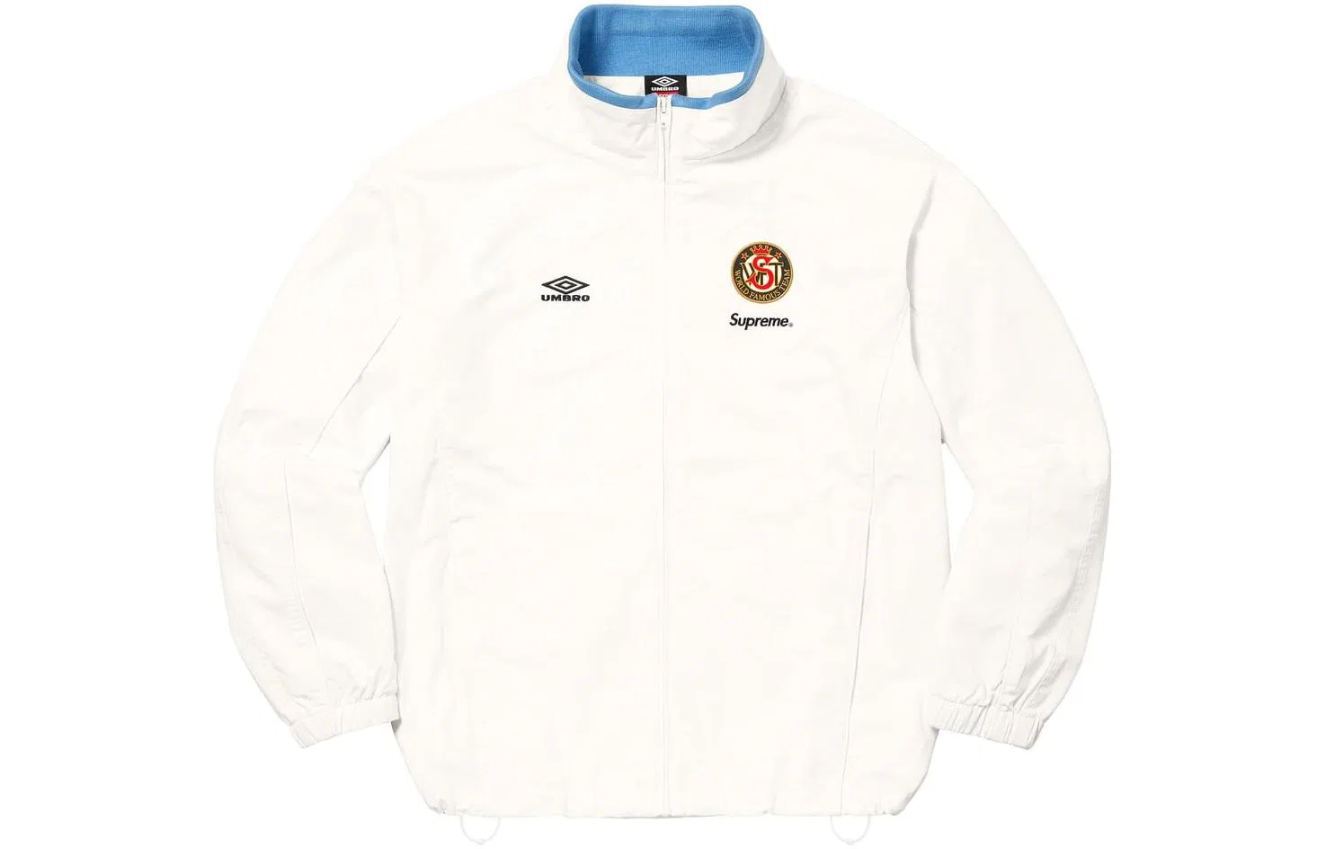 Куртка из рипстопа с принтом Supreme Umbro Cotton Ripstop Track Jacket, Red/Red — фото 3