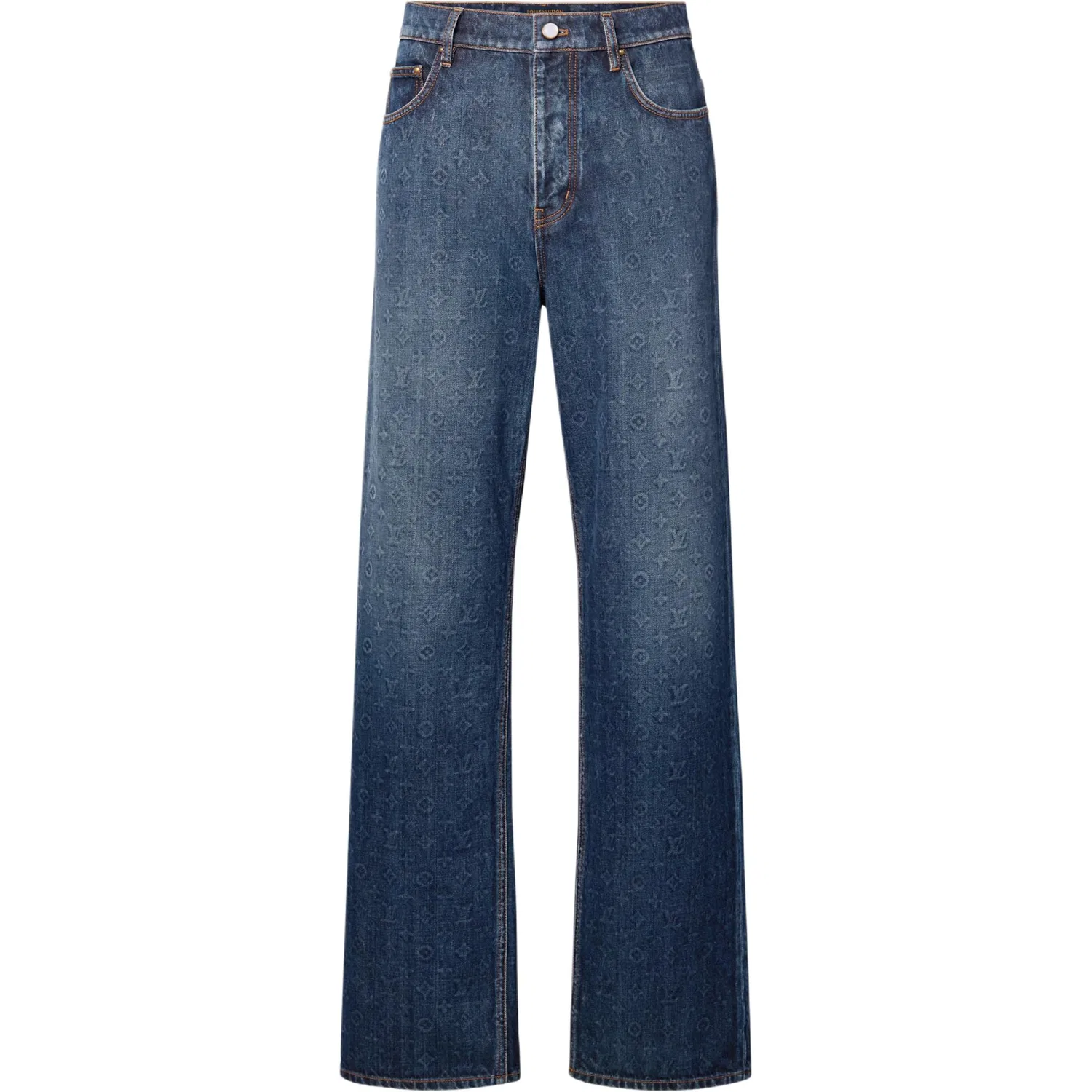 Мужские джинсы синие Monogram Jeans LOUIS VUITTON