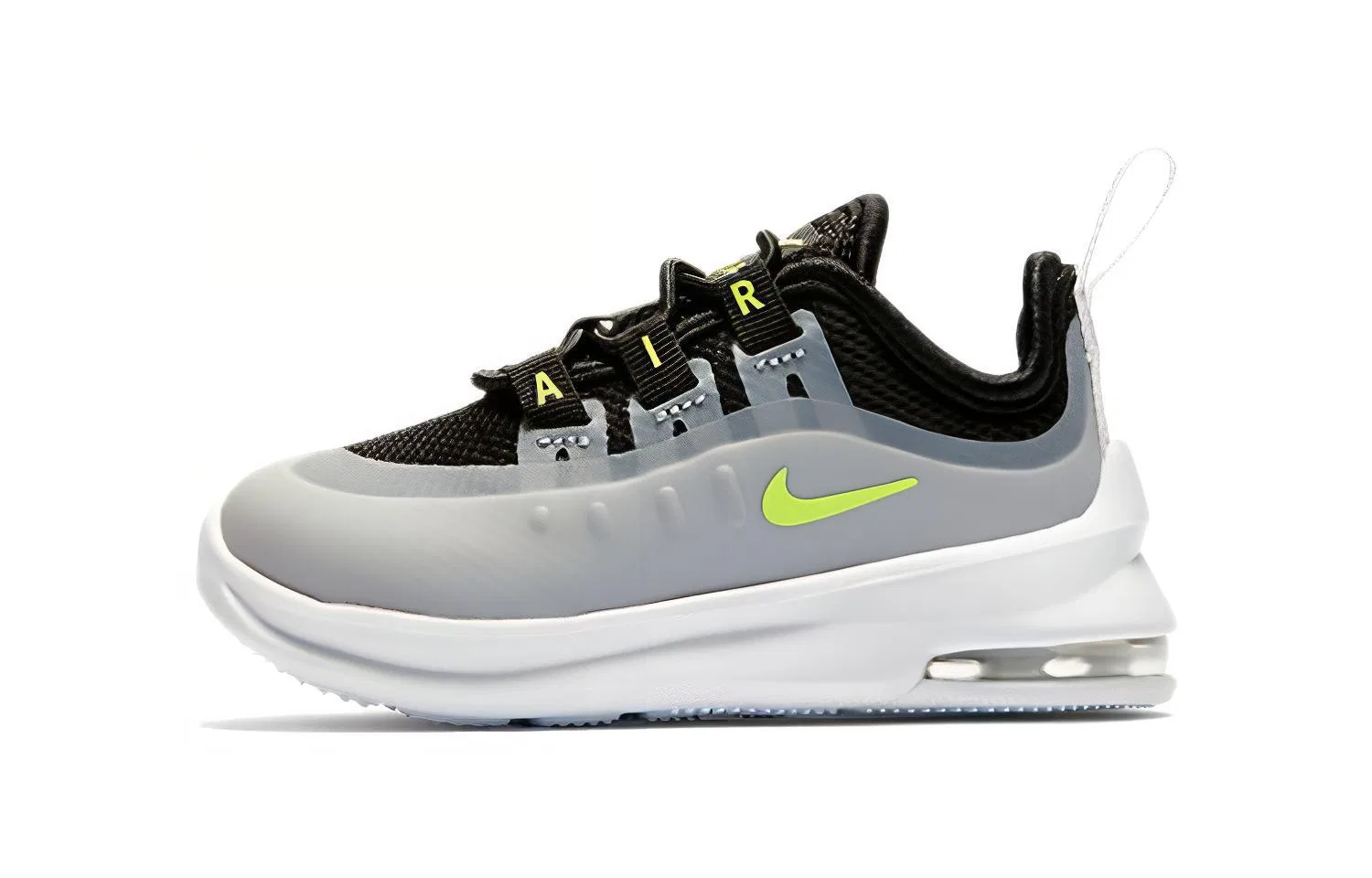 Детские кроссовки для малышей с шнуровкой Air Max Axis Nike, Gray Black Yellow