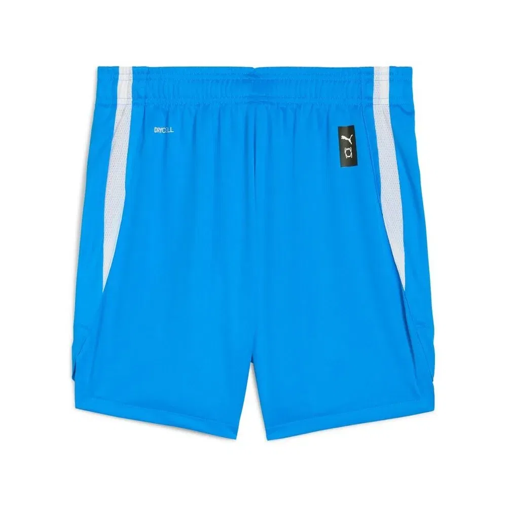 Шорты спортивные синие teamJAWS Starter Shorts JR Puma, синий — фото 2