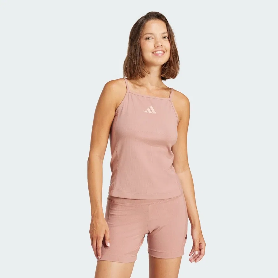 Женский топ-майка adidas Sportswear ALL SZN Rib, Оранжевый
