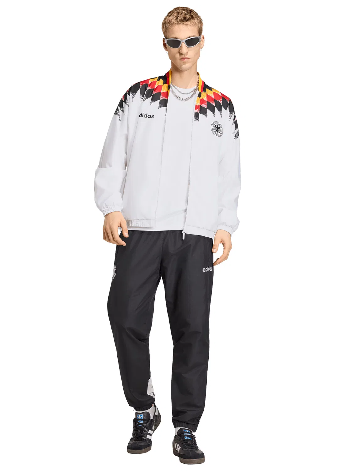 Спортивная куртка Adidas Performance DFB 94 белого цвета — фото 3