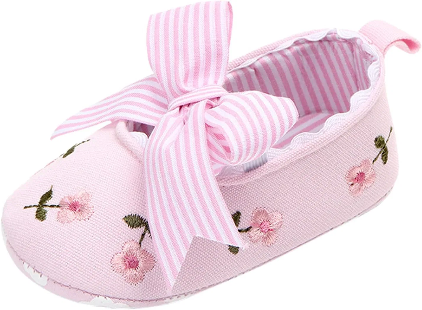 Детские кроссовки для девочек с принтом и бантом, Pink