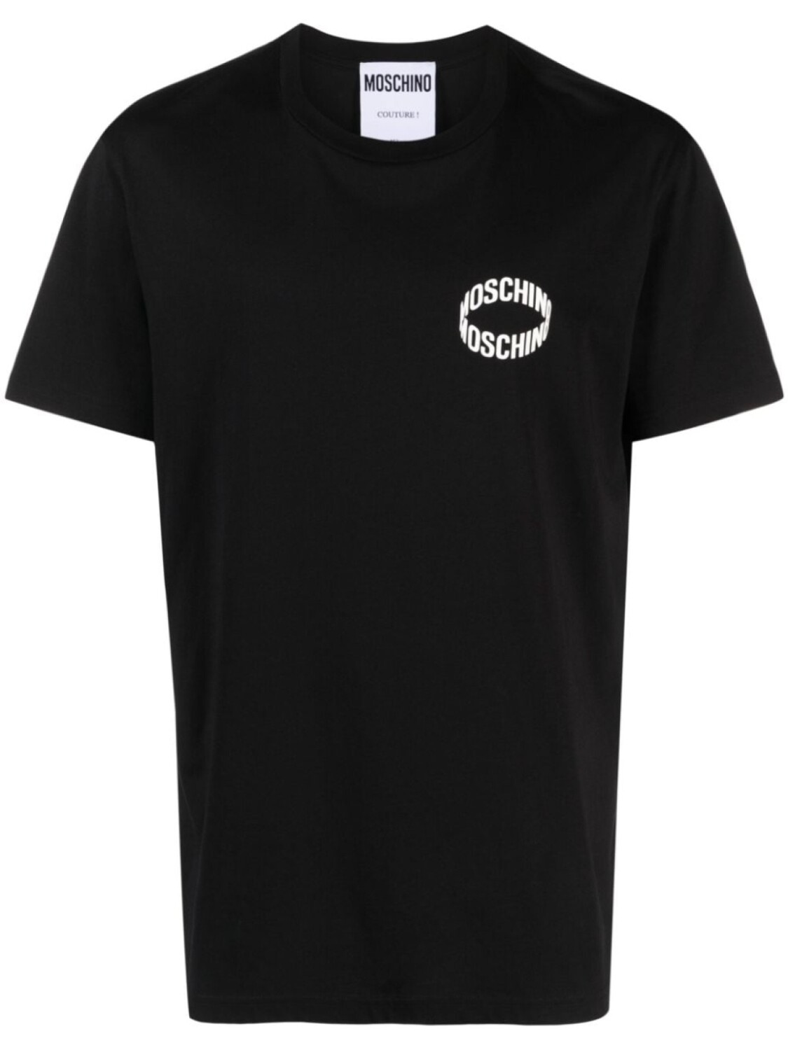 

Moschino футболка из органического хлопка с логотипом, черный