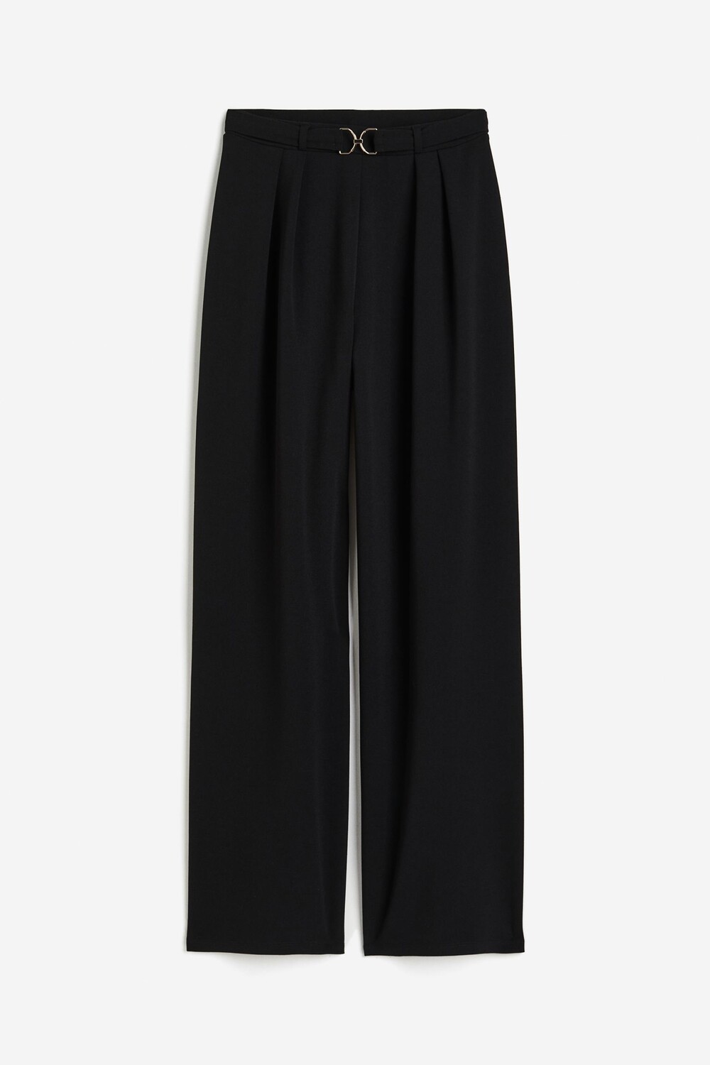 

Брюки H&M Buckle-detail Dress, черный