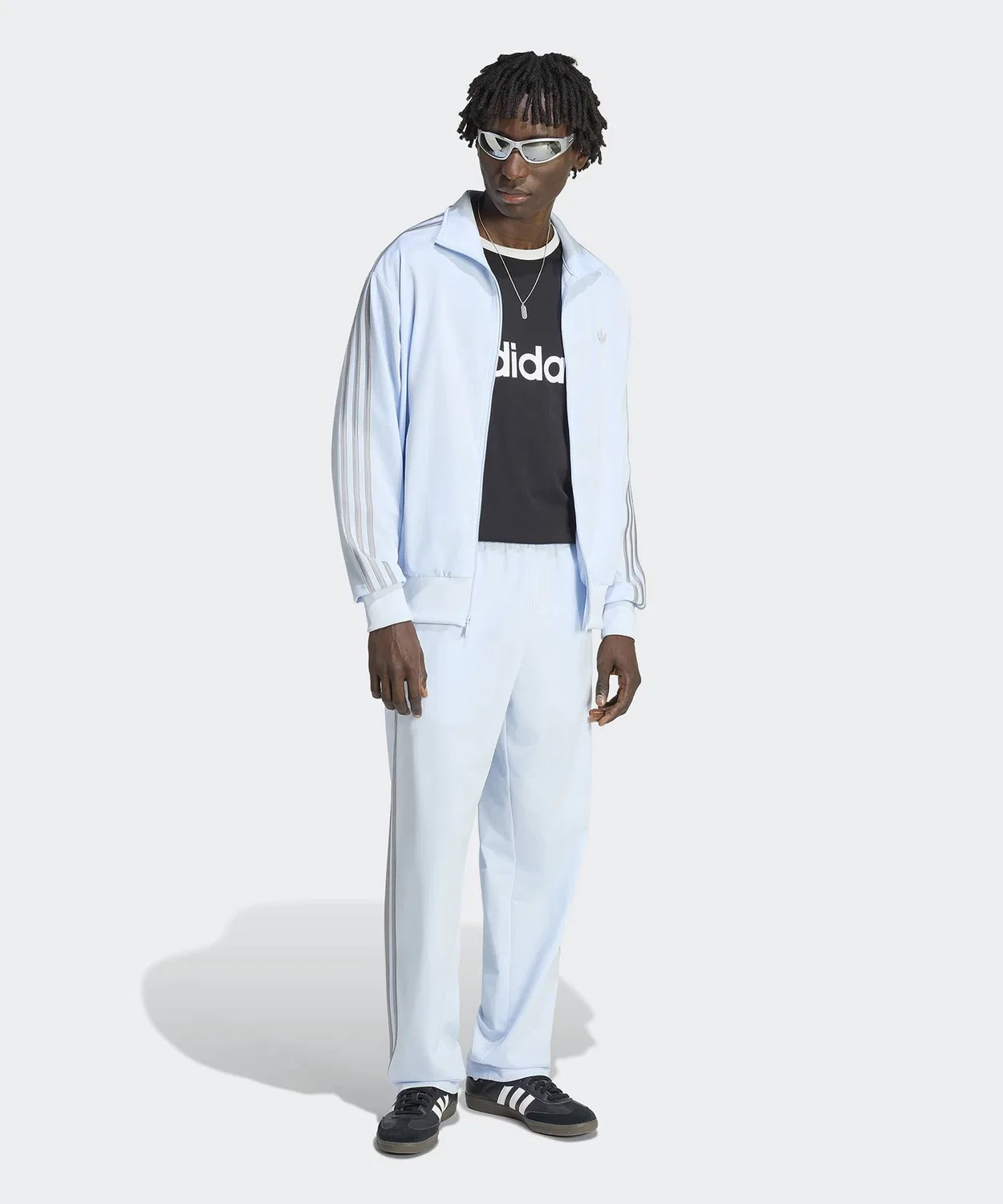 Мужские спортивные штаны с регулируемым поясом Firebird Track Pants Adidas Originals, Blue — фото 3