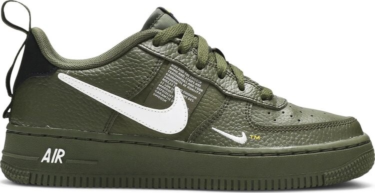 

Кроссовки Nike Air Force 1 LV8 Utility GS 'Overbranding', зеленый