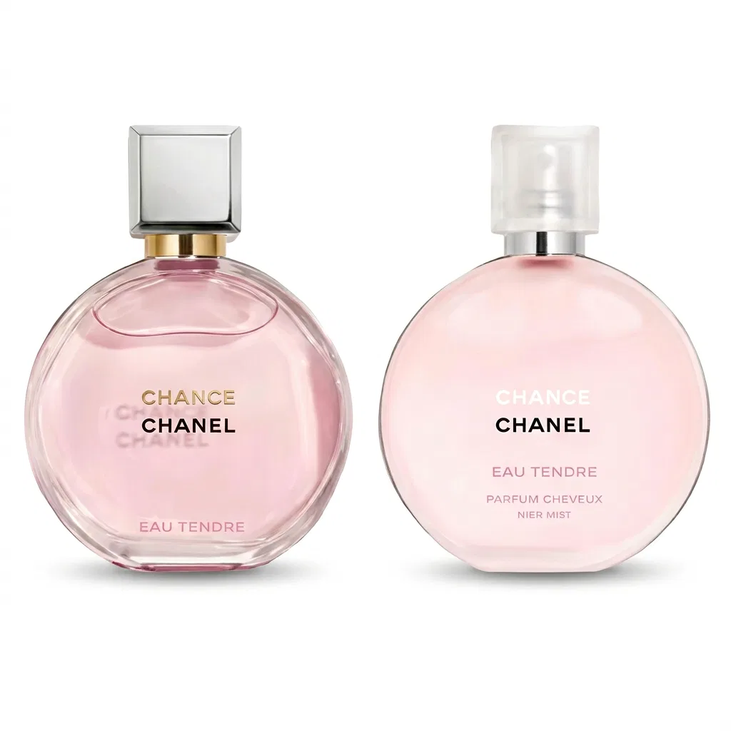 Женский парфюмерный набор Encounter Soft, 35 мл + 35 мл, CHANEL, Black
