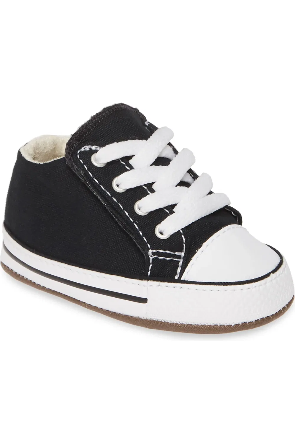 Кроссовки для малышей на липучке Chuck Taylor All Star Cribster Converse, Black/Natural Ivory/White