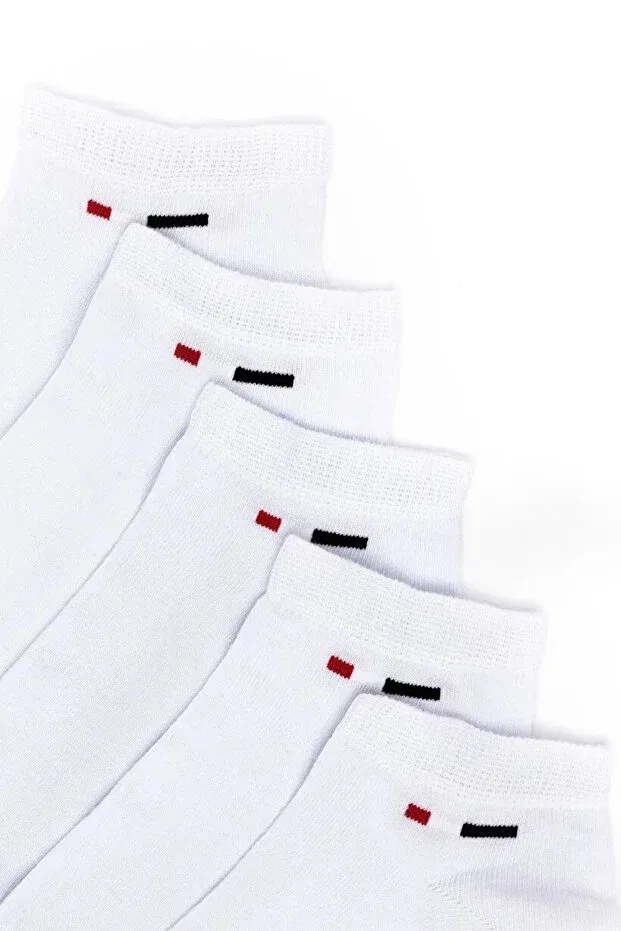 Мужские носки хлопковые Набор 5 пар U.S. Polo Assn., White