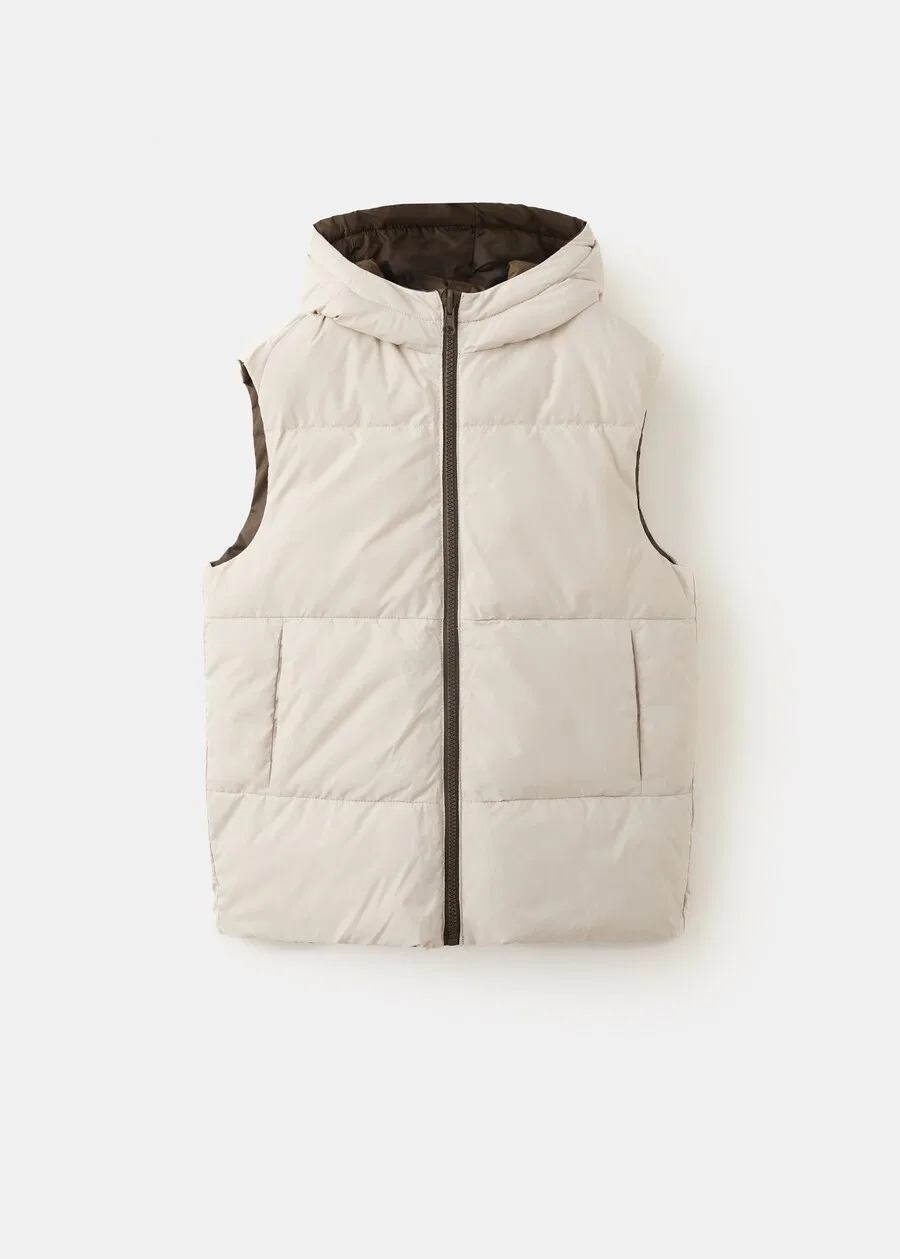 Детский жилет MANGO KIDS 'GERARD' коричневого цвета — фото 3