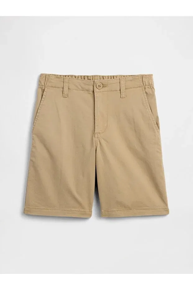 Детские шорты для мальчиков свободного кроя Basics Gap, Beige-000