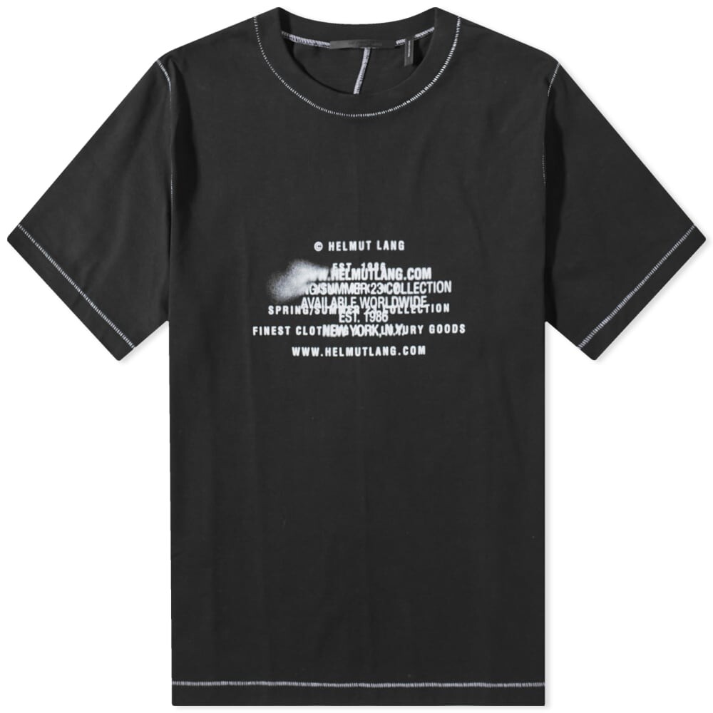 

Футболка Helmut Lang Spray Logo Tee, Серый, Футболка Helmut Lang Spray Logo Tee