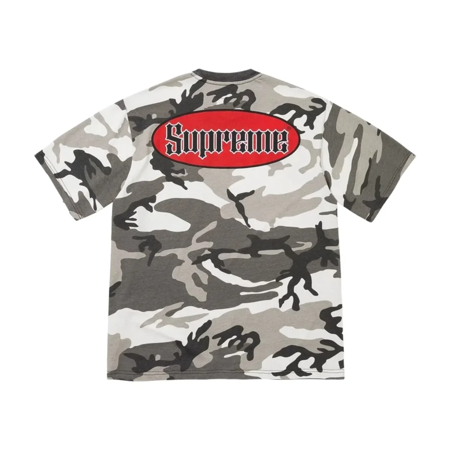 Мужская футболка FW26 Cracked Pocket S/S T-Shirt 'Snow Camo' Supreme, Snow Camo — фото 2