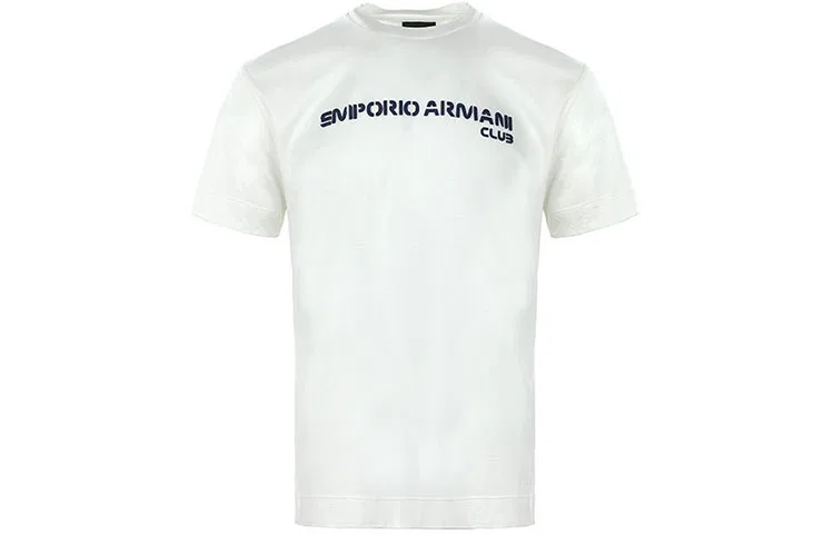 Мужская футболка с принтом EMPORIO ARMANI, White