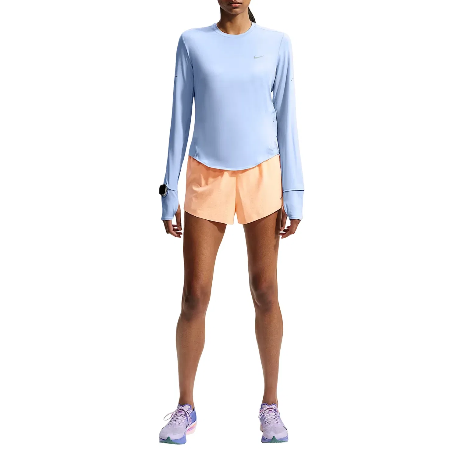 Женская футболка Dri-FIT UV Top 'Aluminium' Nike, Aluminium — фото 3