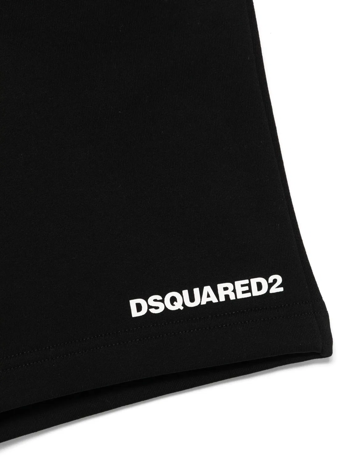 DSQUARED2 Шорты из 100% хлопка черного цвета — фото 3