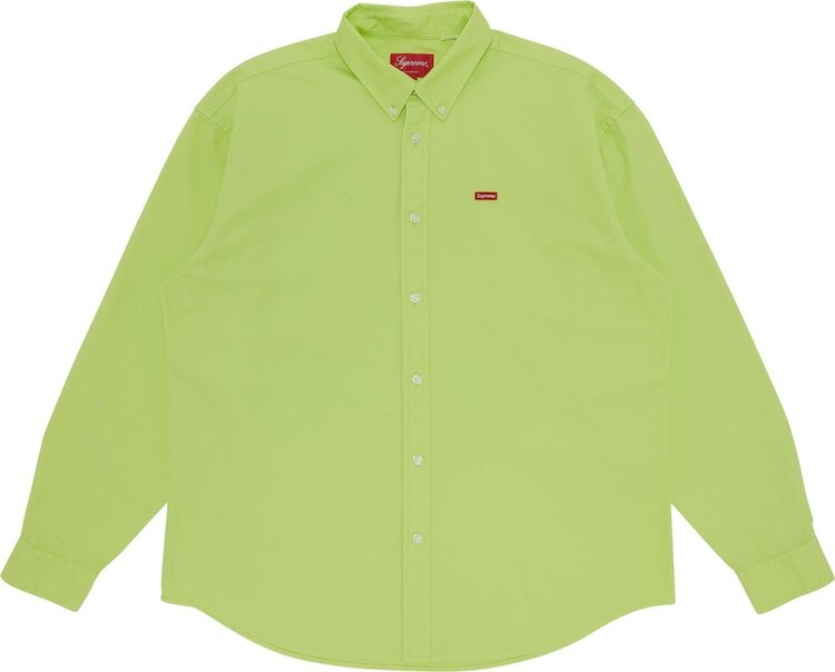 

Рубашка Supreme Small Box Shirt 'Bright Green', зеленый