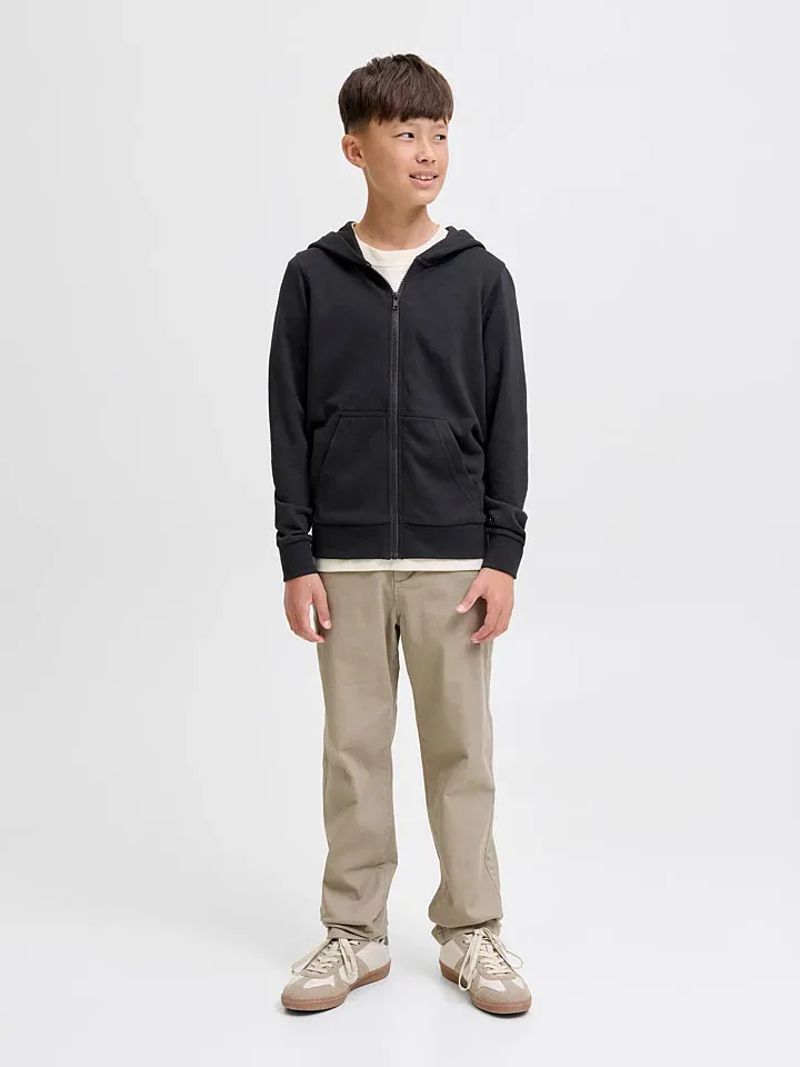 Свитшот с застежкой Bradley Jack & Jones Junior, черный — фото 2