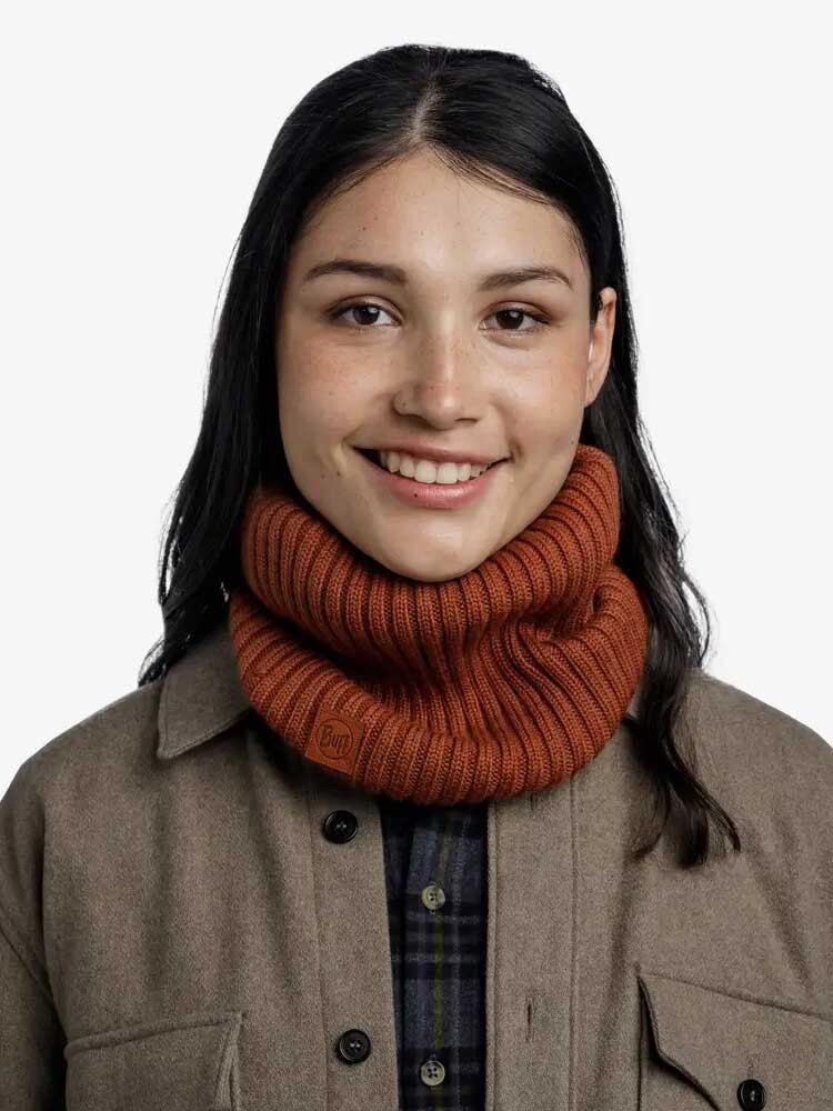 

Шаль Buff Knitted Neckwarmer Comfort, коричневый