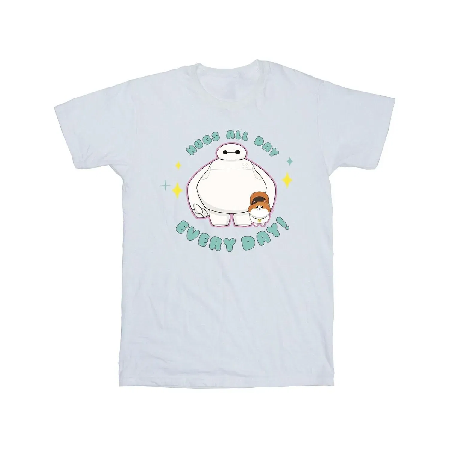 Футболка детская с принтом Baymax Disney, белый — фото 2