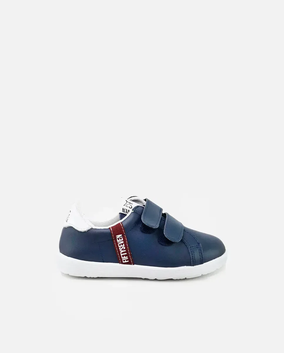 Детские кроссовки из кожи с липучками Eli 1957, Azul