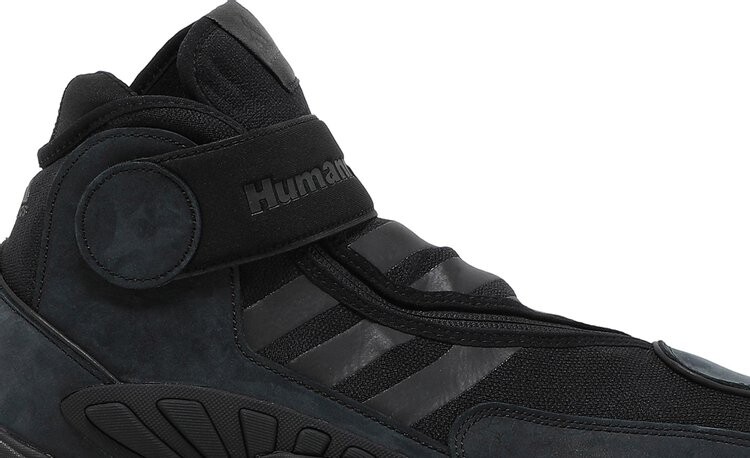 Кроссовки Adidas Pharrell x BYW 0 To 60 'Triple Black', черный — фото 3