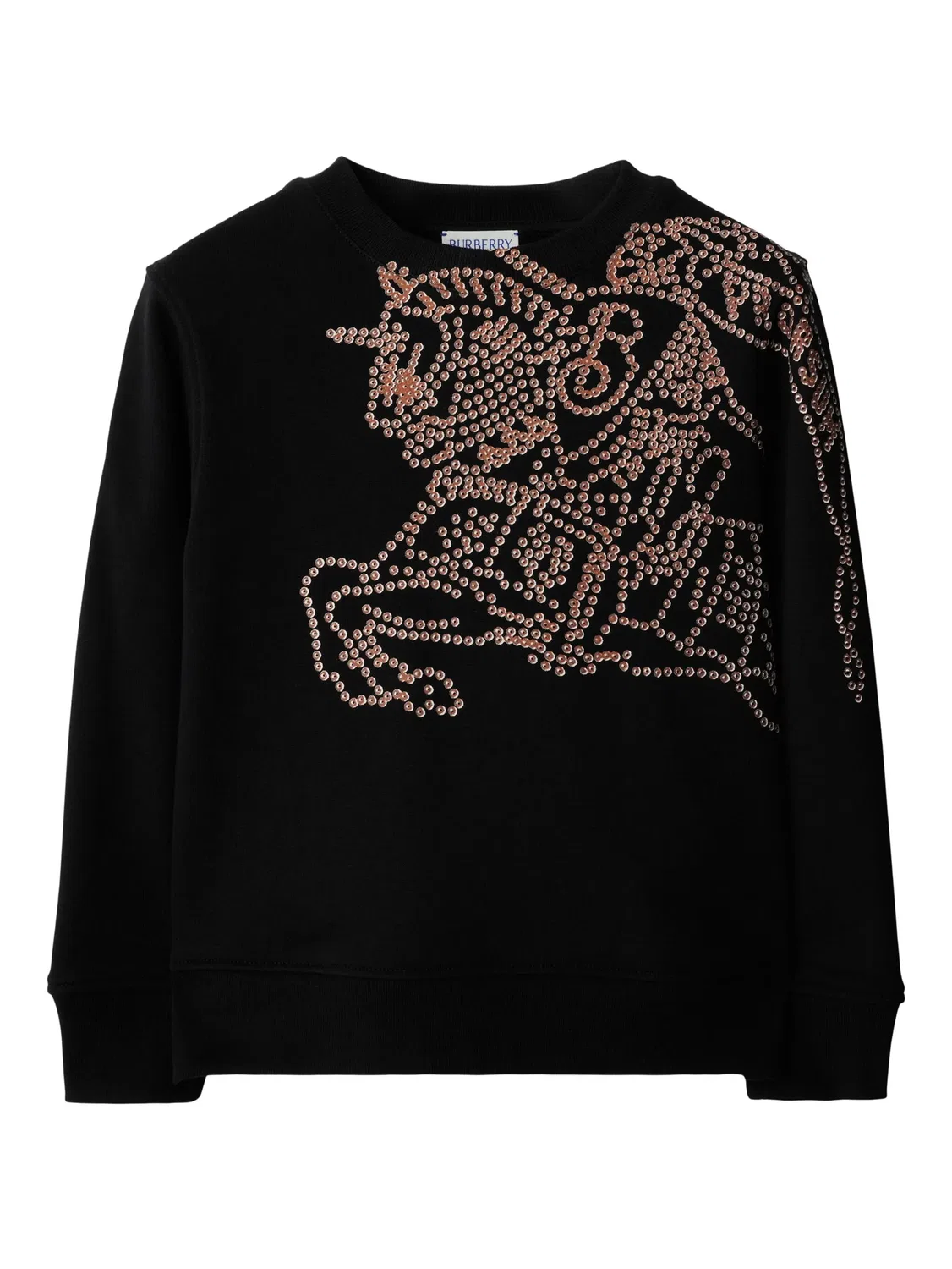 Свитшот EKD с круглым вырезом Burberry, черный