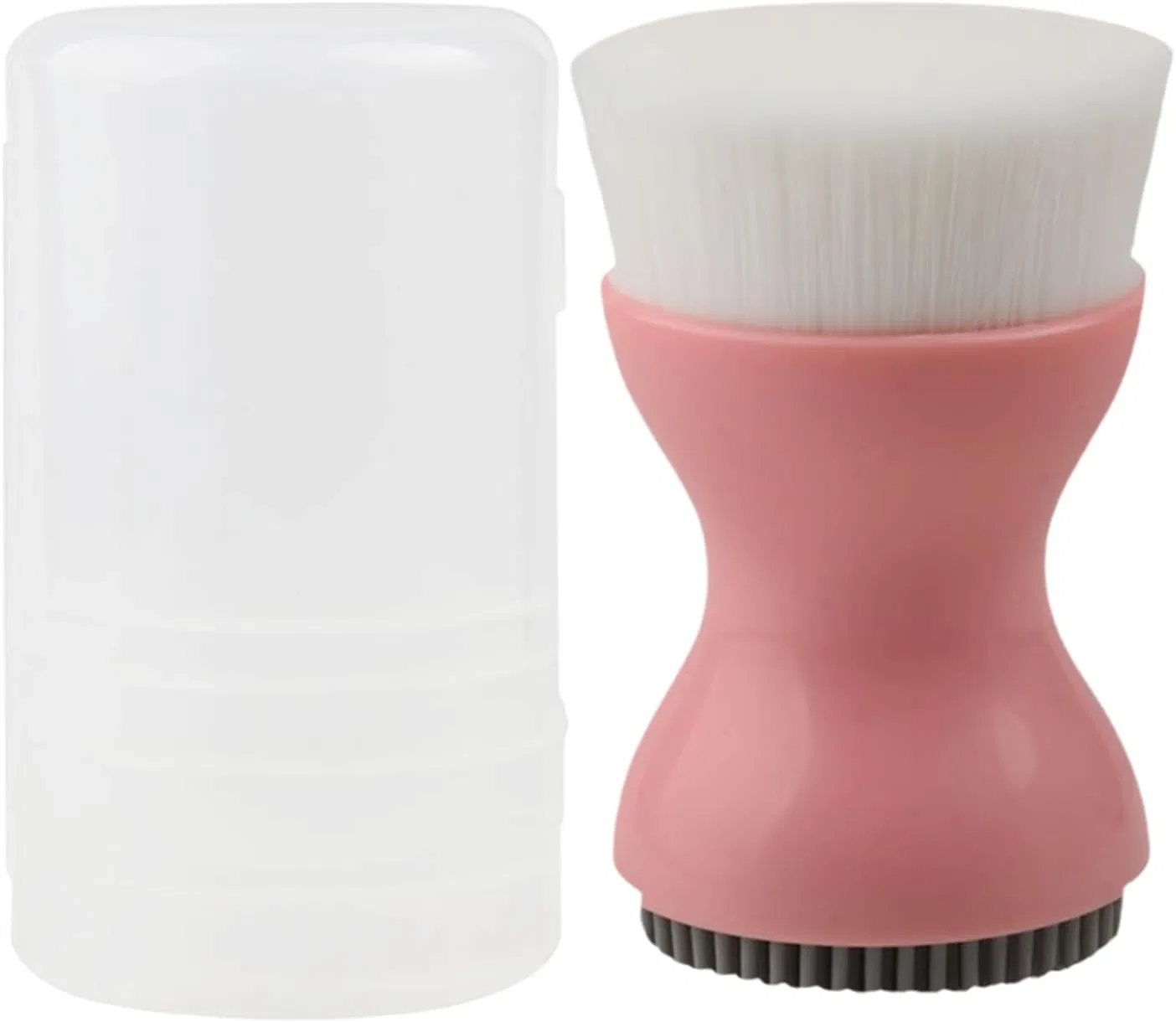 Двусторонняя силиконовая щетка для лица, Generisch, 7,1 см, Rose
