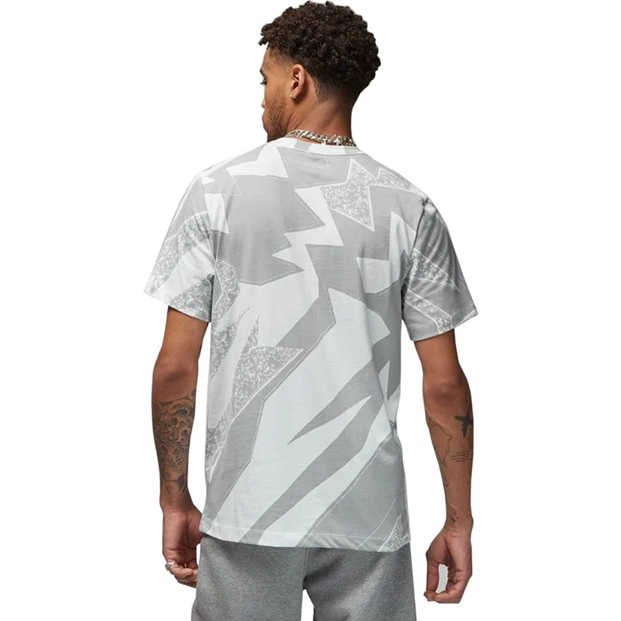 Мужская футболка с коротким рукавом из 100% хлопка Air Jordan Essentials Mens Tee Jumpman Nike, Белый — фото 2