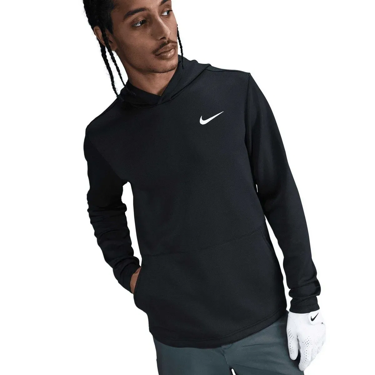 Мужская футерованная худи для гольфа Nike, Black — фото 2