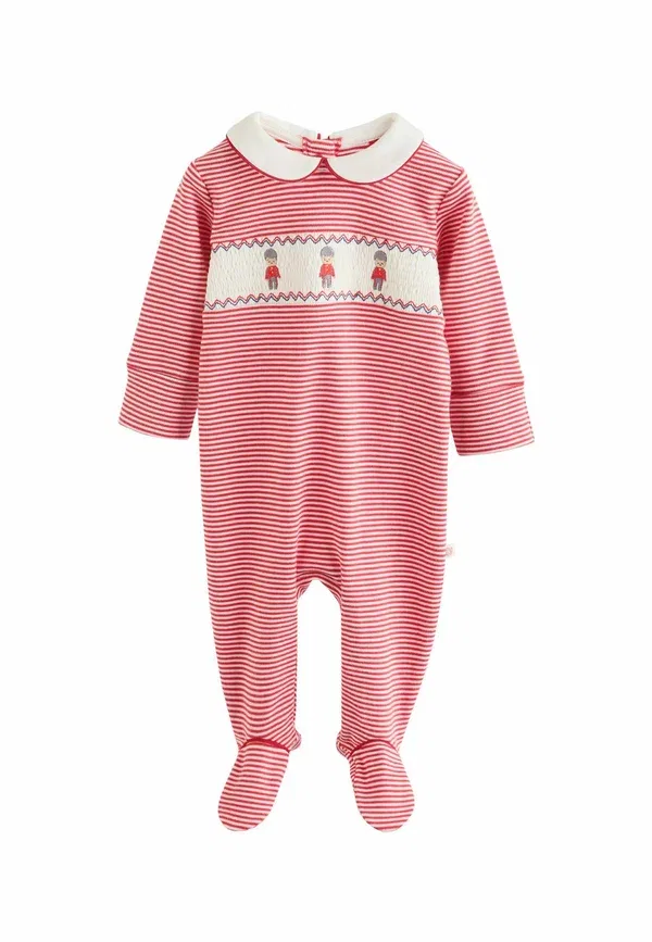 Комплект пижамный из 3 предметов, хлопок, Regular fit - 3 pack - sleep suit Next, Red Bear, красный — фото 2