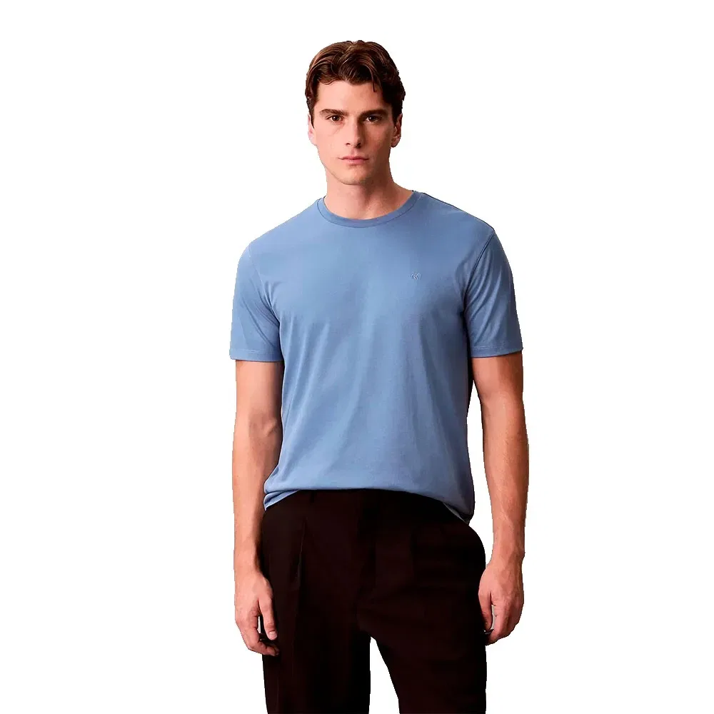 Футболка из хлопка Supima Calvin Klein, синий