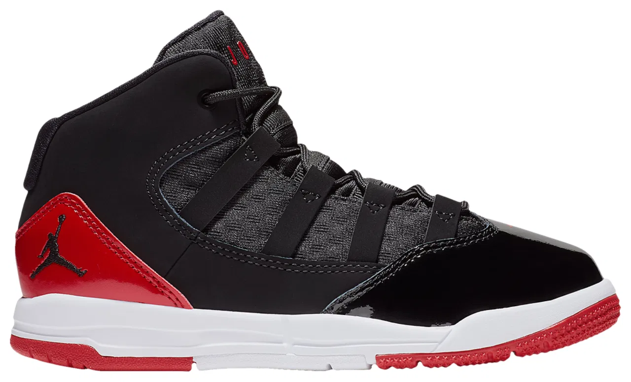 Детские баскетбольные кроссовки Max Aura Jordan, цвет Black/Black/Gym Red