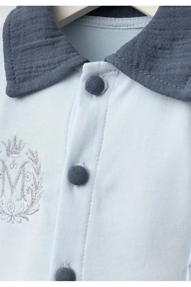 Детский комплект одежды для мальчиков хлопковый Thomas crested Cherub Baby, Blue — фото 3