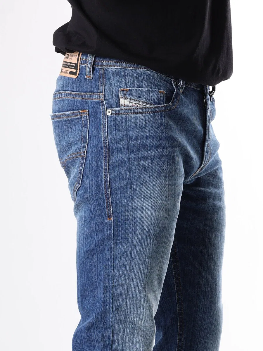 Джинсы DIESEL Slim fit 'Thommer-R' синего цвета — фото 4