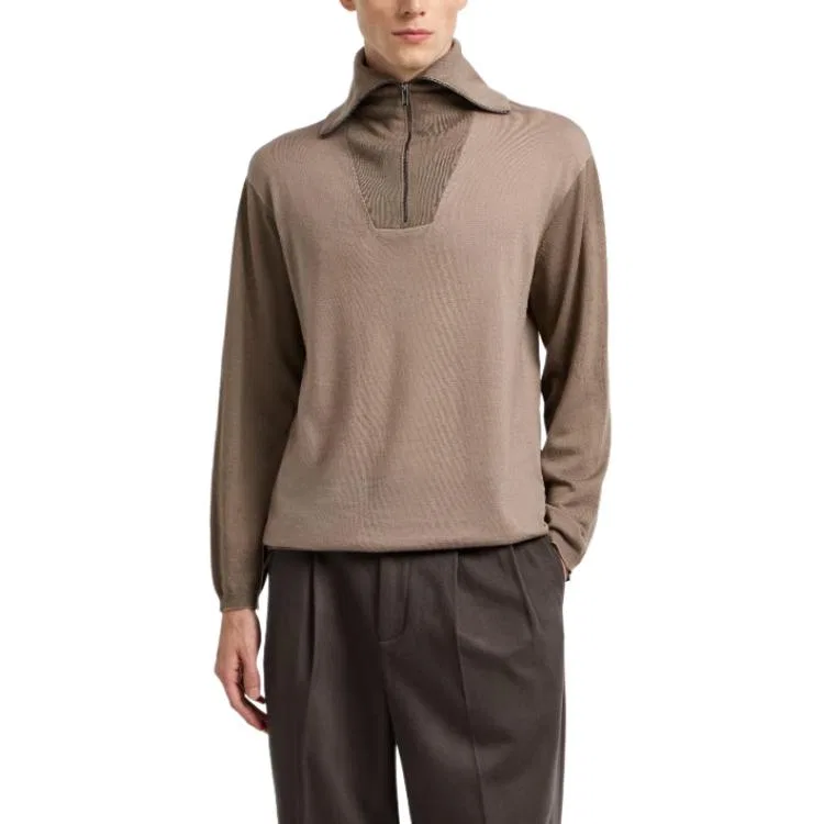 Мужской свитер Emporio Armani, Brown — фото 3