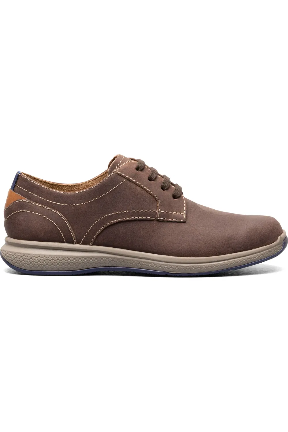 Детские туфли оксфорды на плоской подошве Great Lakes Florsheim, коричневый — фото 3