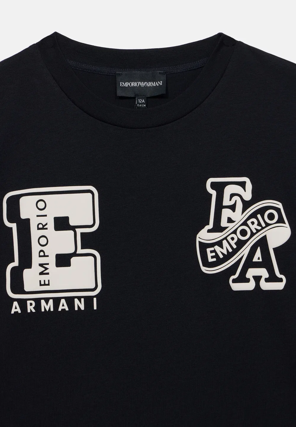 Футболка унисекс с принтом Emporio Armani, Blu Navy — фото 3