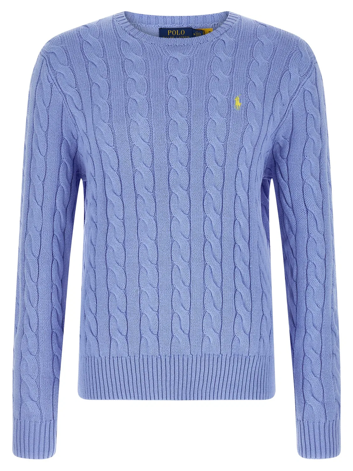 Мужской кардиган с текстурным узором Blue Cotton Cardigan Polo Ralph Lauren, Blue