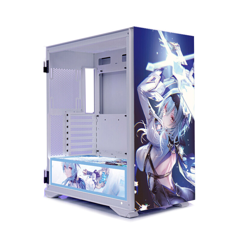 

Корпус Aigo YOGO K1 Custom Youla, Mid Tower, белый/рисунок