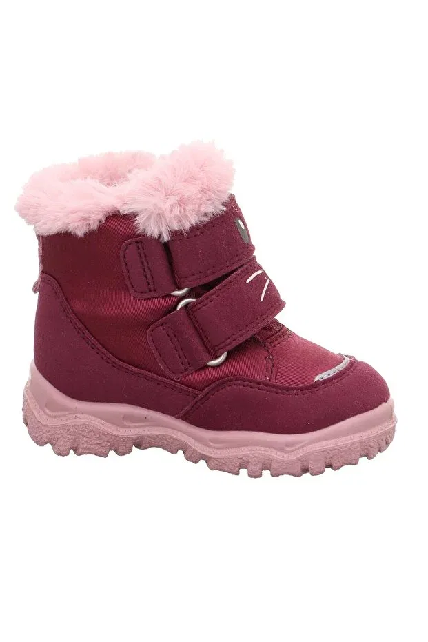 Детские ботинки для девочек с липучкой Superfit, Red/Pink