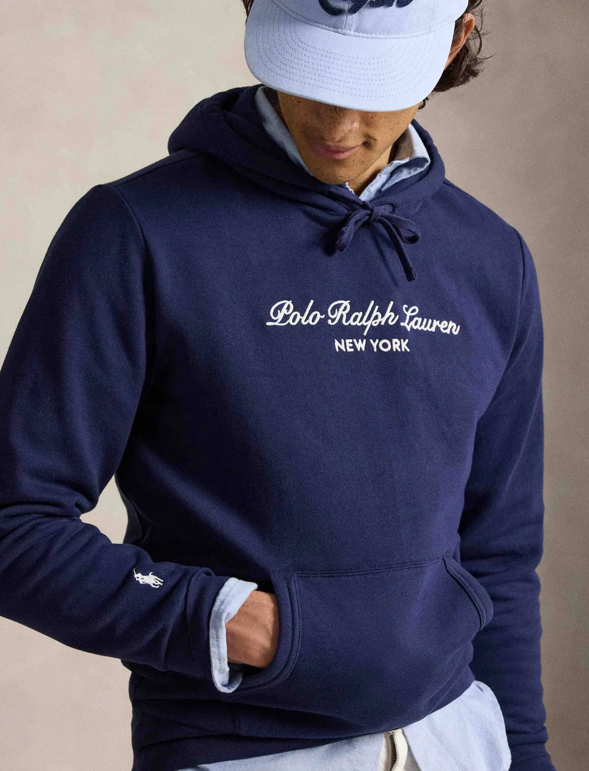 Худи Polo Ralph Lauren, темно-синий — фото 4