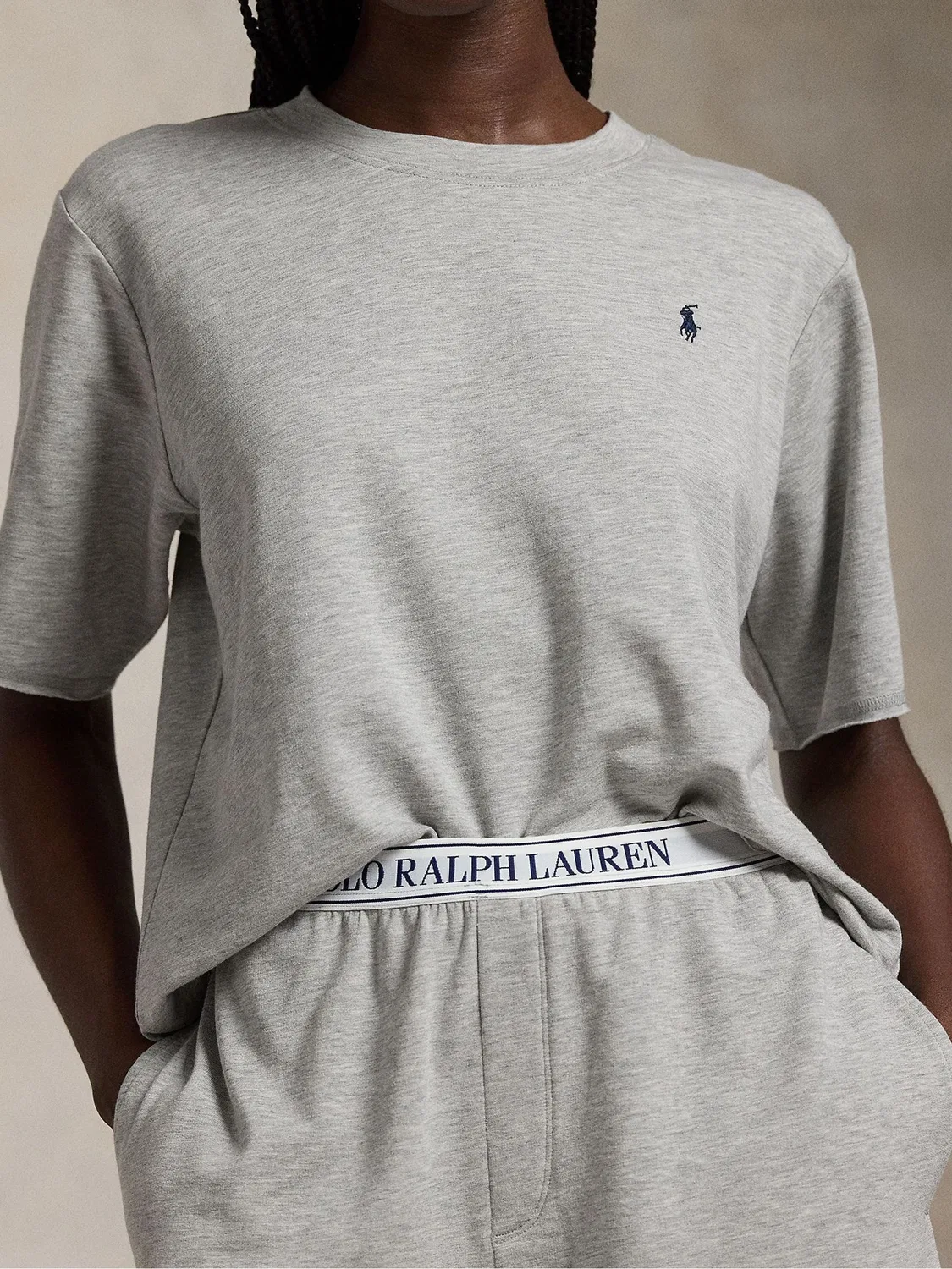 Пижама терри Polo Ralph Lauren, Серый — фото 4