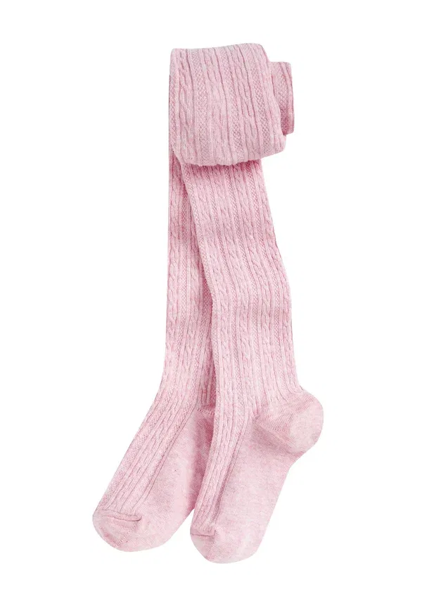 Колготки хлопковые Cable-tights Next, Light Pink, светло-розовый