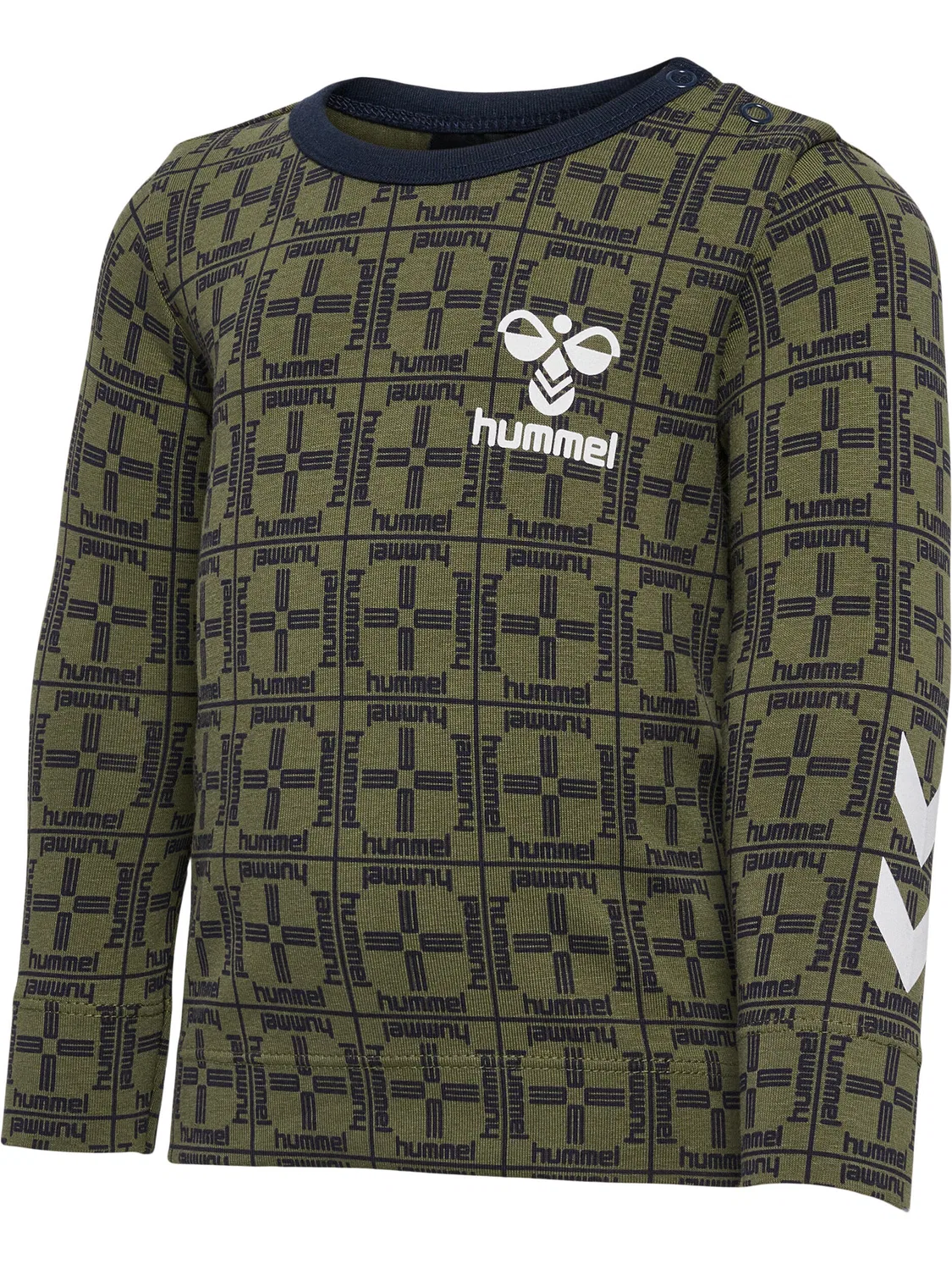 Детская футболка с длинным рукавом Hmlcheck Hummel, Schieferbraun — фото 4