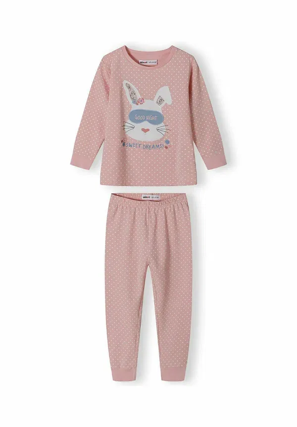 Комплект пижамы из флиса с принтом, 2 pack long sleeve set, Minoti, Light Blue, Light Pink, светло-розовый/светло-голубой — фото 4